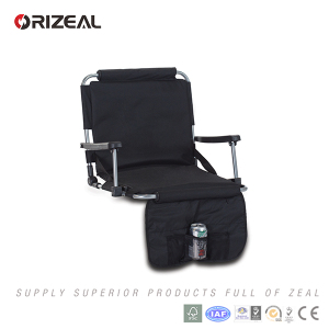 Orizeal portable Stadium Seat with Arms and Storage Pockets