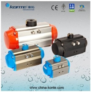 at Series Rack and Pinion Pneumatic Actuator with Double&Single Acting