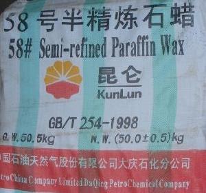 Semi Refined Paraffin Wax 58/60