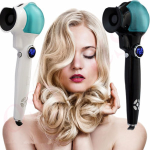 Titanium Auto Hair Curler with Steam Spray Hair Care Styling Tools Ceramic Wave Hair Roller Magic Cu