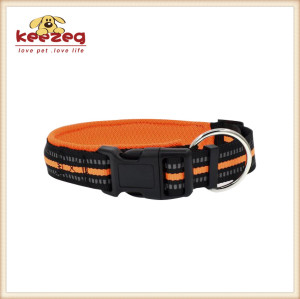 Comfortable/Reflective Nylon Dog Collars with Padding (KC0093)